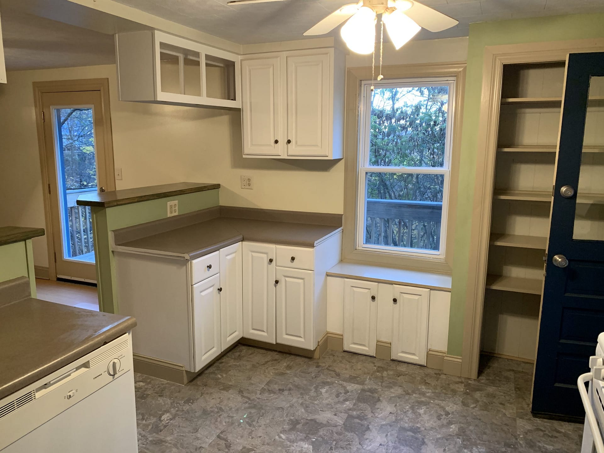 Kitchen Counters and window