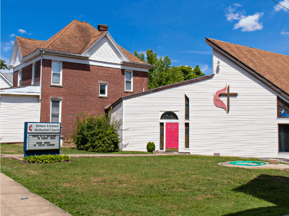 Jones United Methodist Church outside view